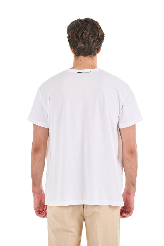 T-shirt με κέντημα κύμα - 5789618
