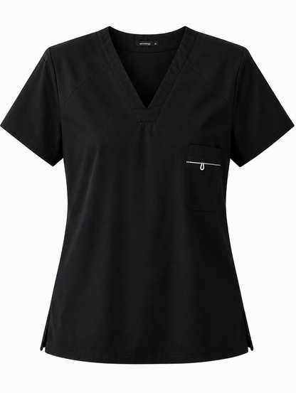 Unisex μπλούζα V απλή - 5478332