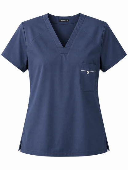 Unisex μπλούζα V απλή - 5478332