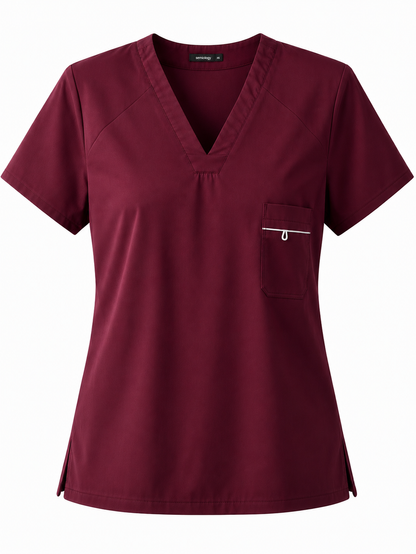 Unisex μπλούζα V απλή - 5478332
