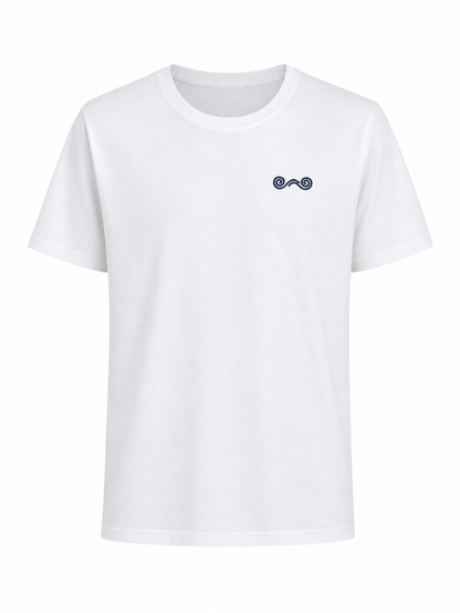 T-shirt με κέντημα σπείρα - 5791618