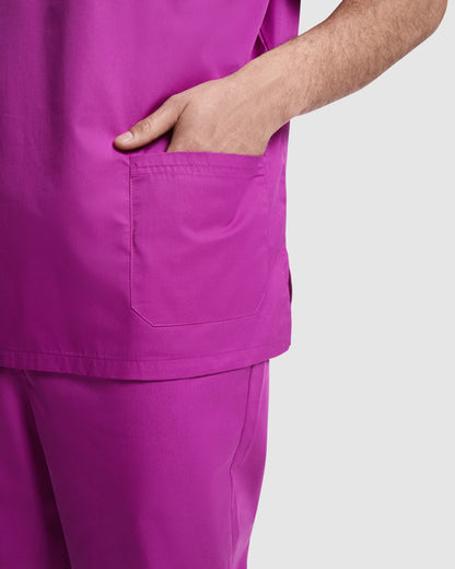 Unisex κοντομάνικο με λαιμόκοψη V - 9098