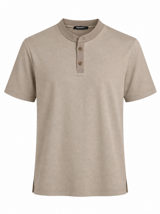 Μπλούζα Με Mao Γιακά - M5034662
