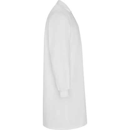Unisex λευκή μακρυμάνικη ρόμπα με τρουκς - MEDERI 9092